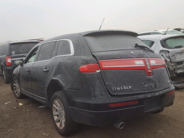 2LMHJ5NK1GBL00632 - 2016 LINCOLN MKT BLACK photo 3