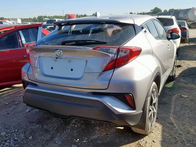 NMTKHMBXXJR051313 - 2018 TOYOTA C-HR XLE SILVER photo 4