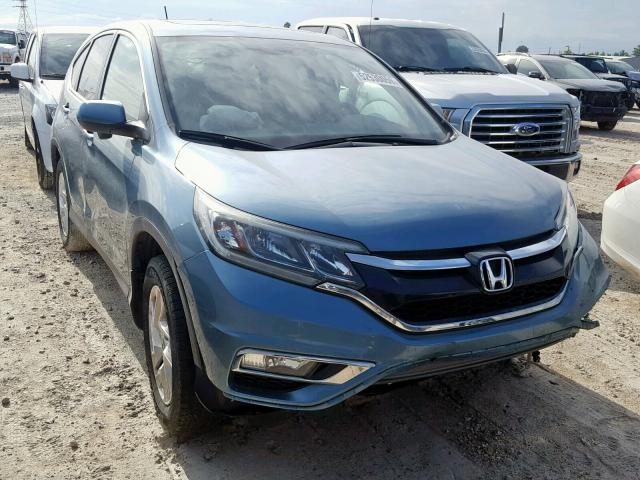 2HKRM3H57FH540860 - 2015 HONDA CR-V EX BLUE photo 1