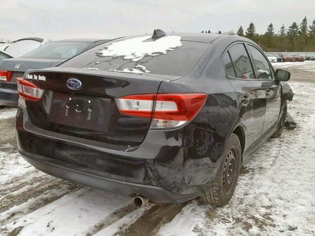 4S3GKAF60H3611196 - 2017 SUBARU IMPREZA PR BLACK photo 4