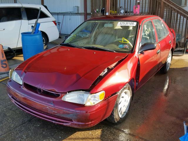 2T1BR12E4XC249463 - 1999 TOYOTA COROLLA VE RED photo 2