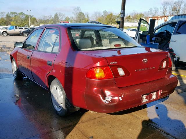 2T1BR12E4XC249463 - 1999 TOYOTA COROLLA VE RED photo 3