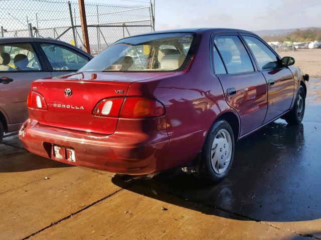 2T1BR12E4XC249463 - 1999 TOYOTA COROLLA VE RED photo 4