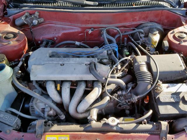 2T1BR12E4XC249463 - 1999 TOYOTA COROLLA VE RED photo 7