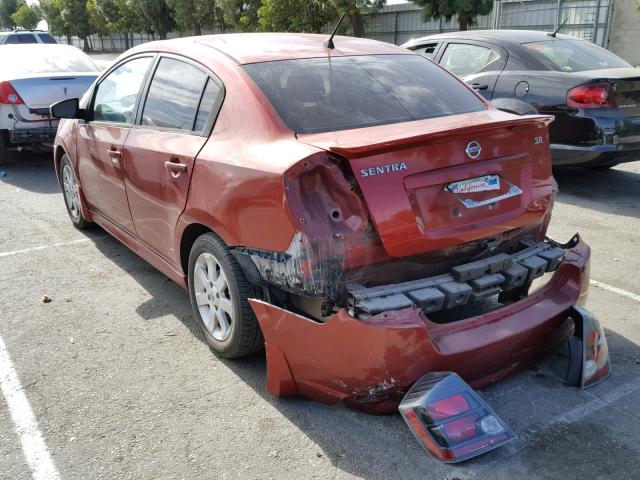 3N1AB6AP1BL640286 - 2011 NISSAN SENTRA 2.0 RED photo 3