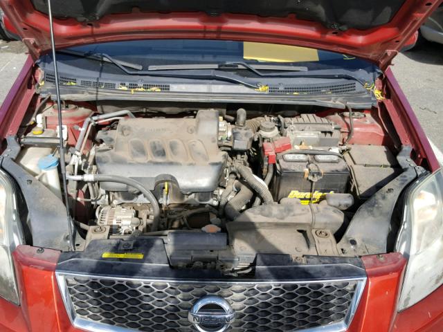 3N1AB6AP1BL640286 - 2011 NISSAN SENTRA 2.0 RED photo 7