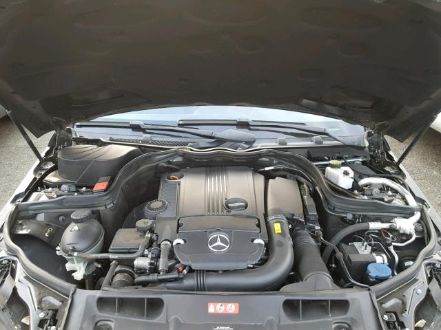 WDDGF4HBXEG255463 - 2014 MERCEDES-BENZ C 250 BLACK photo 7