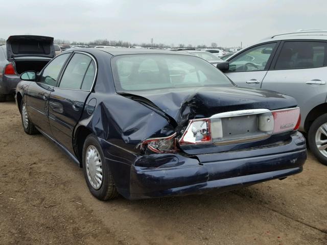 1G4HP52K74U225844 - 2004 BUICK LESABRE CU BLUE photo 3