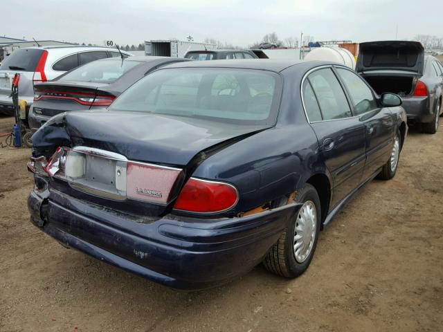 1G4HP52K74U225844 - 2004 BUICK LESABRE CU BLUE photo 4