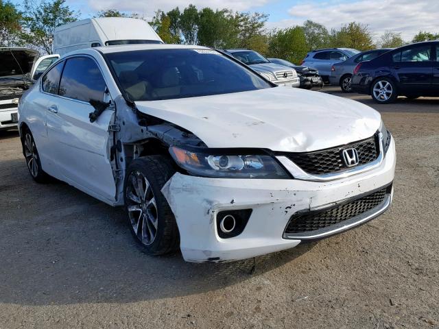 1HGCT2B82DA011134 - 2013 HONDA ACCORD EXL WHITE photo 1