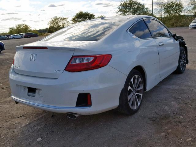 1HGCT2B82DA011134 - 2013 HONDA ACCORD EXL WHITE photo 4