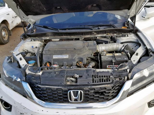 1HGCT2B82DA011134 - 2013 HONDA ACCORD EXL WHITE photo 7