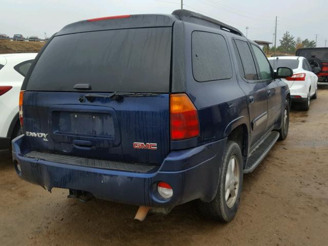 1GKES16S736131382 - 2003 GMC ENVOY XL BLUE photo 4