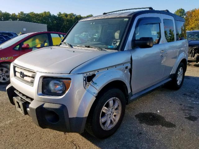 5J6YH28708L016907 - 2008 HONDA ELEMENT EX SILVER photo 2