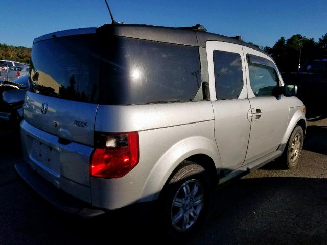 5J6YH28708L016907 - 2008 HONDA ELEMENT EX SILVER photo 4