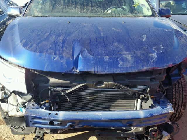 2FMDK3JC6DBC92114 - 2013 FORD EDGE SEL BLUE photo 7