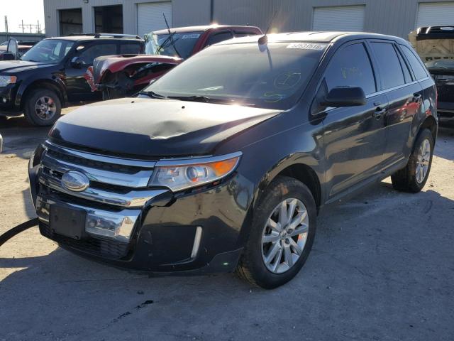 2FMDK4KC4DBB95644 - 2013 FORD EDGE LIMIT BLACK photo 2