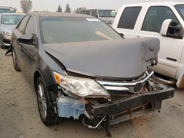 4T1BD1FK6DU072360 - 2013 TOYOTA CAMRY HYBR GRAY photo 1