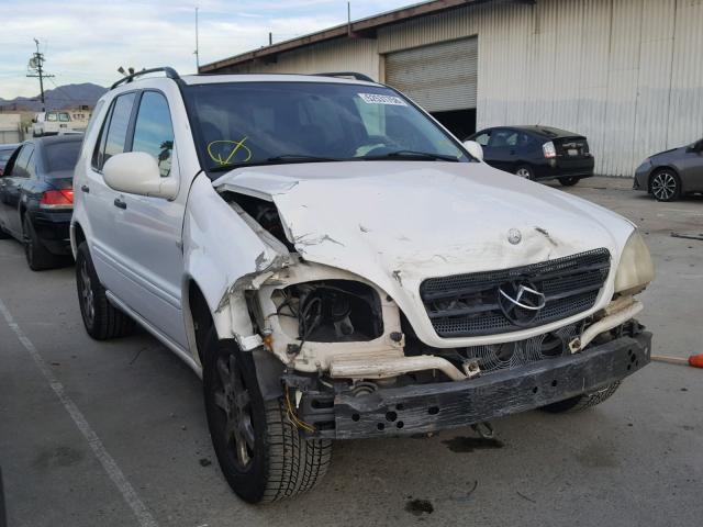 4JGAB54E5XA104226 - 1999 MERCEDES-BENZ ML 320 WHITE photo 1