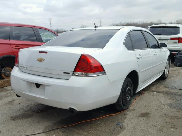 2G1WB5E30E1177639 - 2014 CHEVROLET IMPALA LIM WHITE photo 4