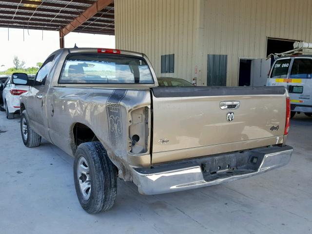 1D7HA16K06J168065 - 2006 DODGE RAM 1500 S GOLD photo 3