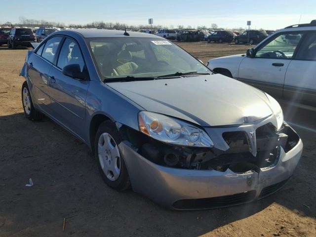 1G2ZF57B484146582 - 2008 PONTIAC G6 VALUE L BLUE photo 1