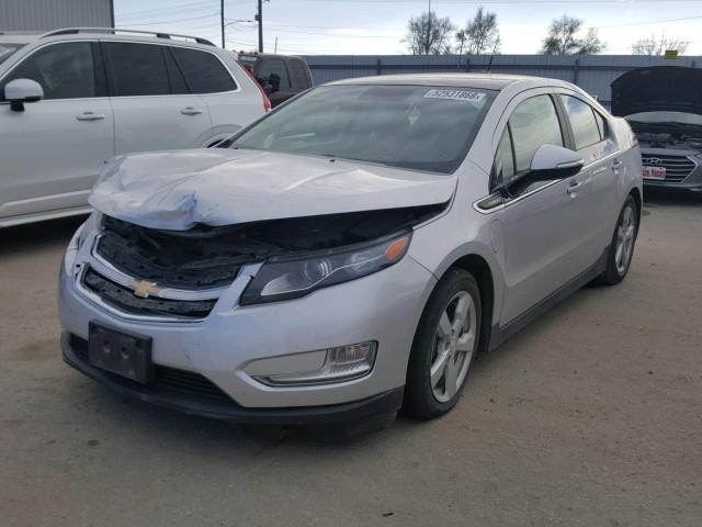 1G1RA6E43CU107519 - 2012 CHEVROLET VOLT SILVER photo 2