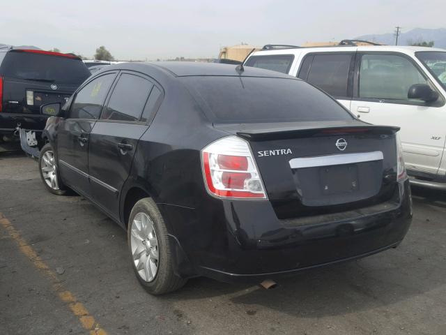 3N1AB6AP3BL688808 - 2011 NISSAN SENTRA 2.0 BLACK photo 3