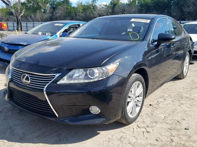 JTHBK1GG4E2130692 - 2014 LEXUS ES 350 BLACK photo 2