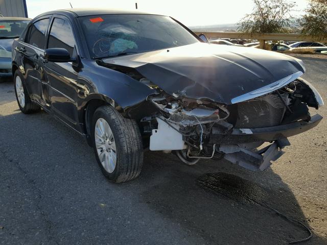 1C3CCBAB5DN568788 - 2013 CHRYSLER 200 LX BLACK photo 1