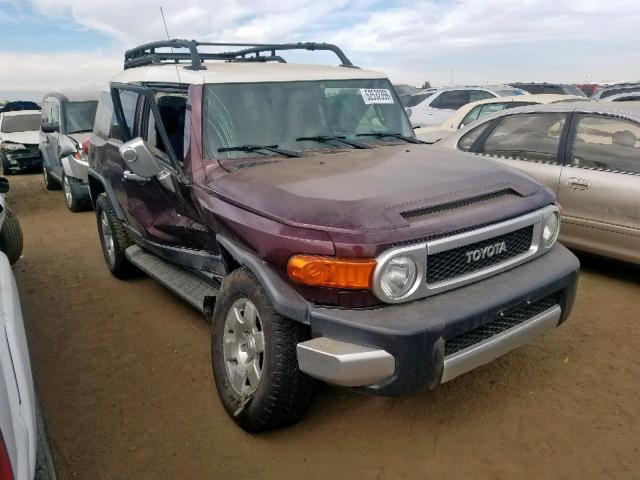 JTEBU11F670080500 - 2007 TOYOTA FJ CRUISER BURGUNDY photo 1