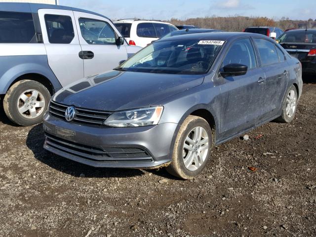 3VW2K7AJ4FM210798 - 2015 VOLKSWAGEN JETTA BASE 灰色 照片 2