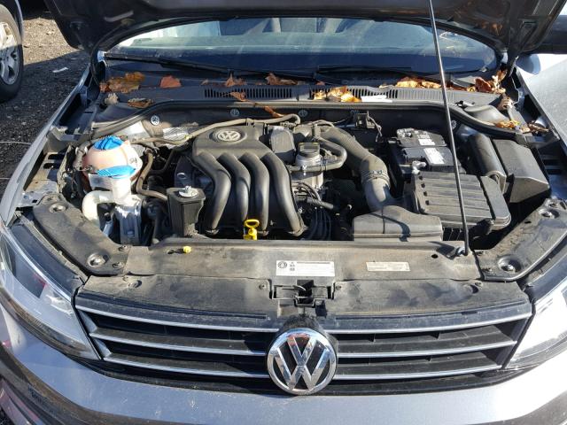 3VW2K7AJ4FM210798 - 2015 VOLKSWAGEN JETTA BASE 灰色 照片 7