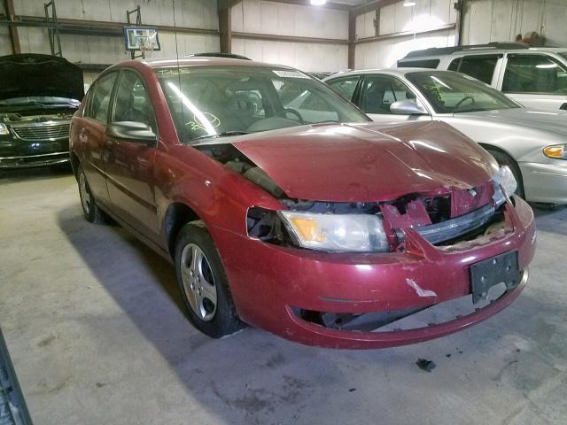 1G8AG52F95Z147347 - 2005 SATURN ION LEVEL RED photo 1