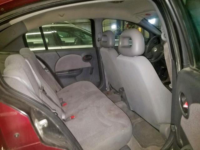 1G8AG52F95Z147347 - 2005 SATURN ION LEVEL RED photo 6