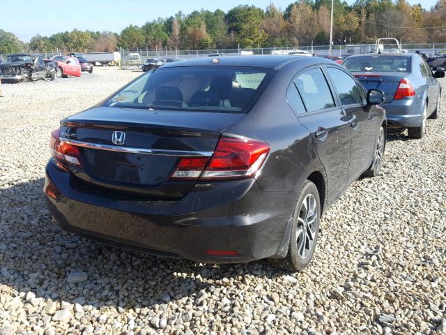 2HGFB2F94DH524261 - 2013 HONDA CIVIC EXL BLACK photo 4