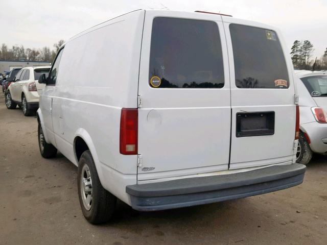 1GCDL19X25B102393 - 2005 CHEVROLET ASTRO WHITE photo 3