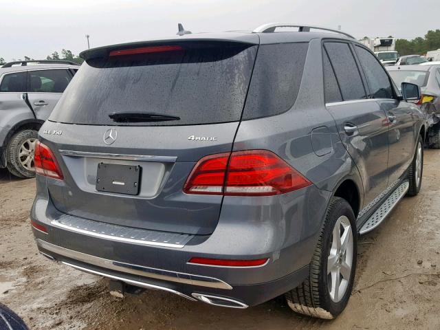 4JGDA5HBXJB145484 - 2018 MERCEDES-BENZ GLE 350 4M GRAY photo 4