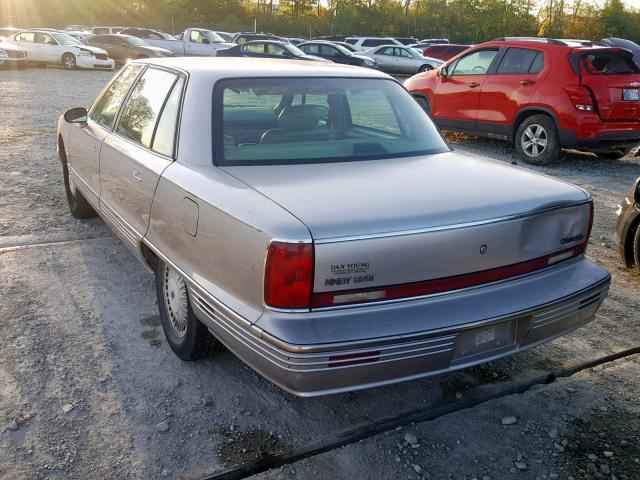 1G3CX52K4T4304126 - 1996 OLDSMOBILE 98 REGENCY GRAY photo 3