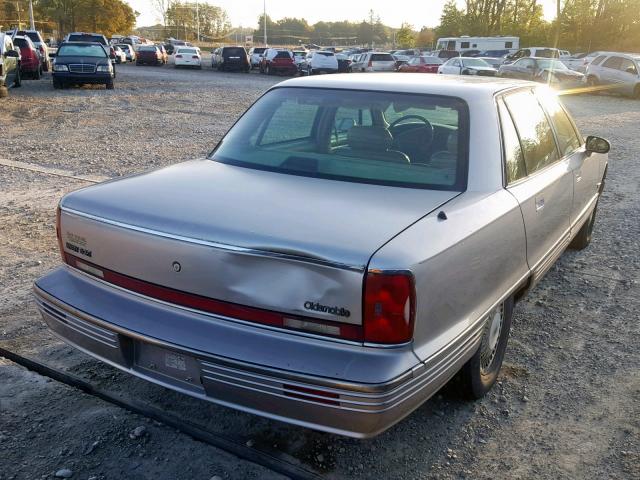 1G3CX52K4T4304126 - 1996 OLDSMOBILE 98 REGENCY GRAY photo 4