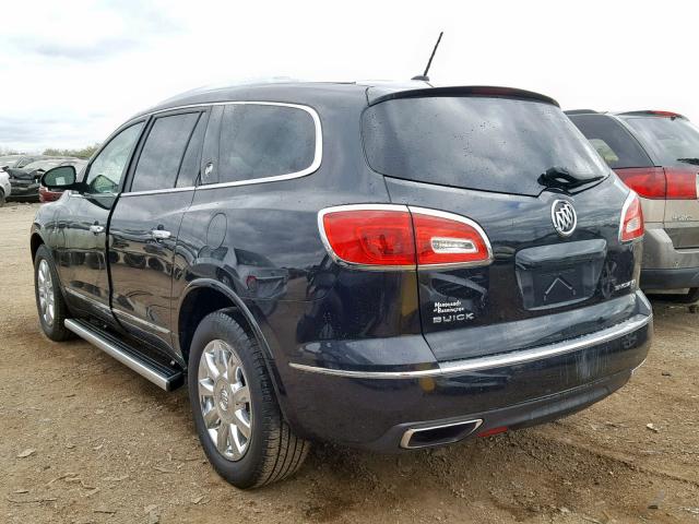 5GAKVDKD0DJ253001 - 2013 BUICK ENCLAVE BLACK photo 3