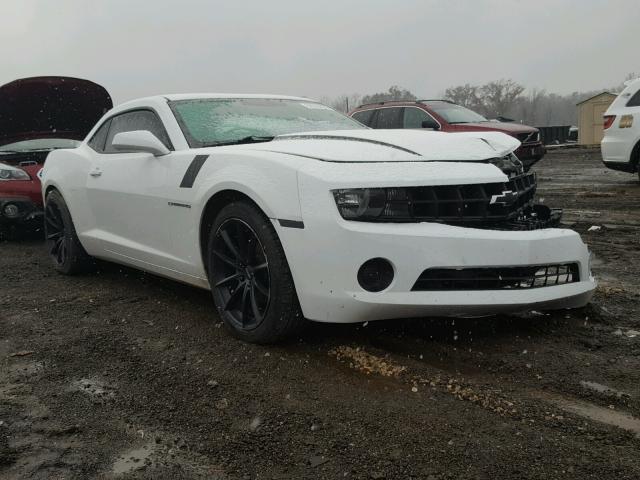 2G1FE1E35D9131434 - 2013 CHEVROLET CAMARO LS WHITE photo 1