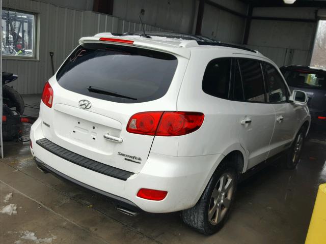 5NMSH73E67H062367 - 2007 HYUNDAI SANTA FE S WHITE photo 4