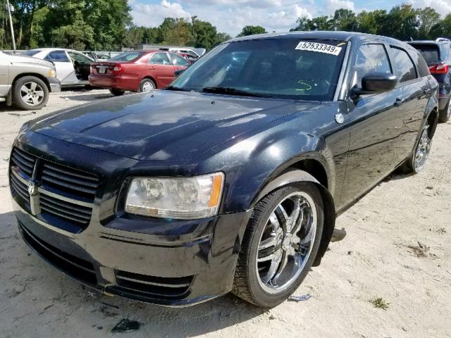 2D4FV47T78H168019 - 2008 DODGE MAGNUM BLACK photo 2