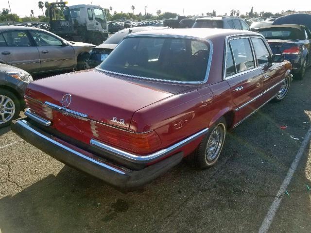 00011603612006911 - 1979 MERCEDES-BENZ 450SEL RED photo 4