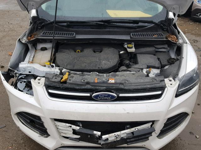 1FMCU0J96FUC77831 - 2015 FORD ESCAPE TIT WHITE photo 7