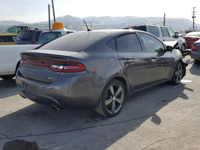 1C3CDFEB8ED870999 - 2014 DODGE DART GT GRAY photo 4