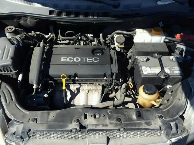 KL1TD5DE9BB187032 - 2011 CHEVROLET AVEO LS BLACK photo 7