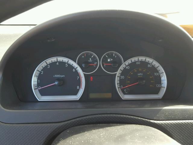 KL1TD5DE9BB187032 - 2011 CHEVROLET AVEO LS BLACK photo 8