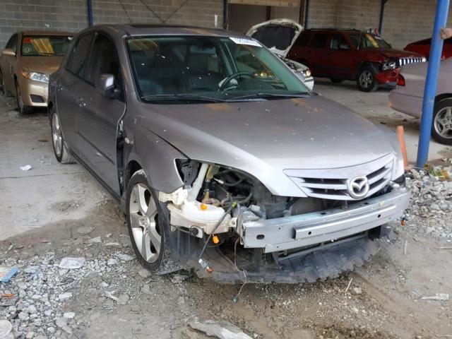 JM1BK343361507776 - 2006 MAZDA 3 HATCHBAC GRAY photo 1